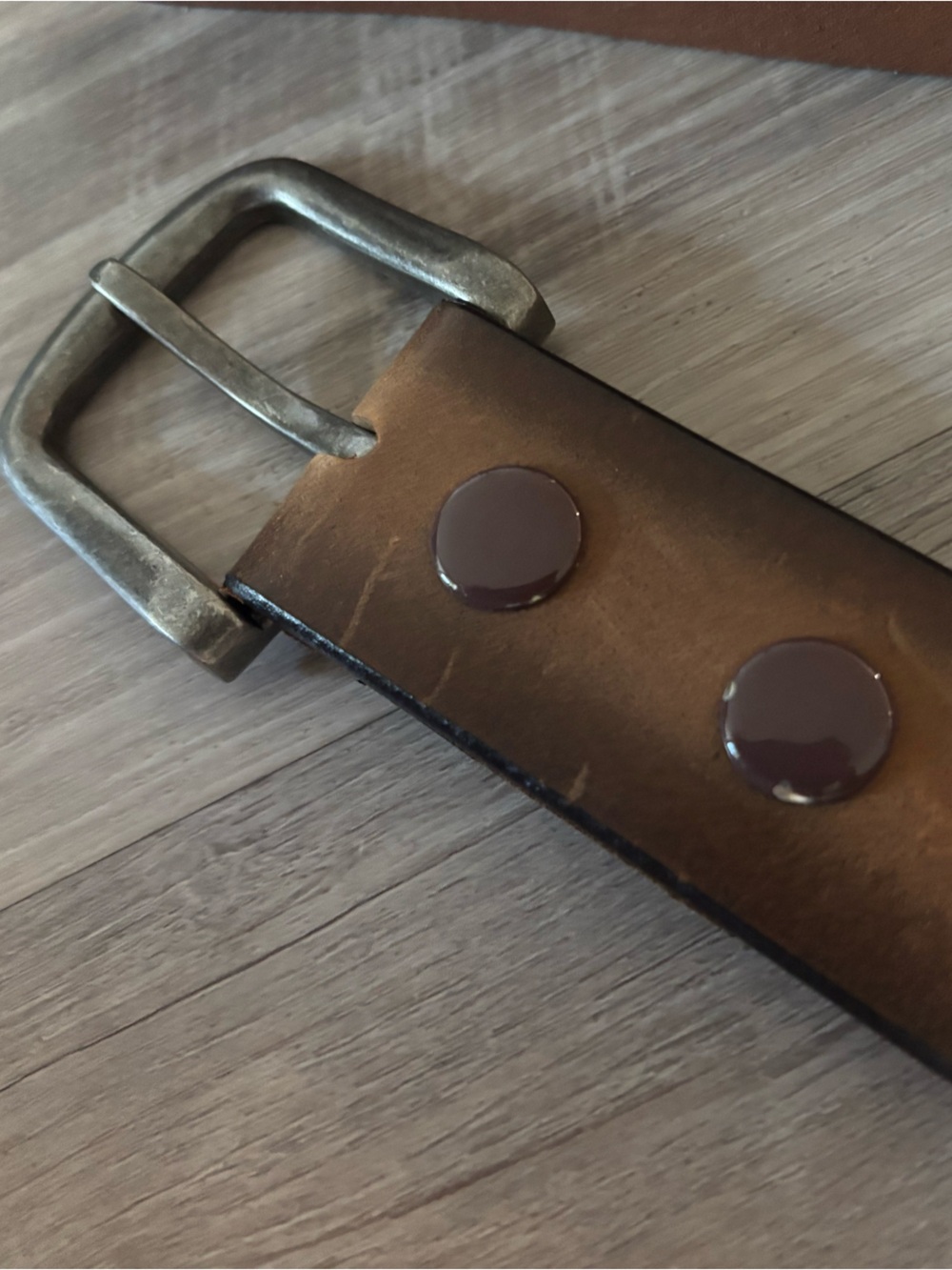 Brown Real Leather Belt - Classic Casual Style